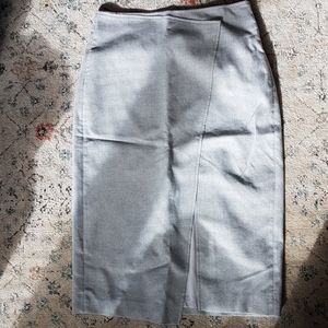 BABATON Felt Grey Skirt  NWOT